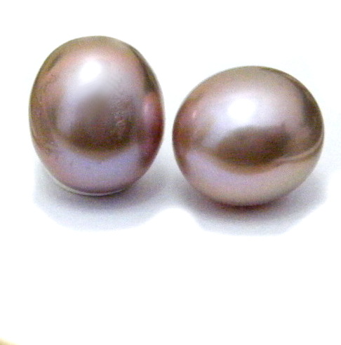 Natural Colours 10mm Drop Pearl Pairs